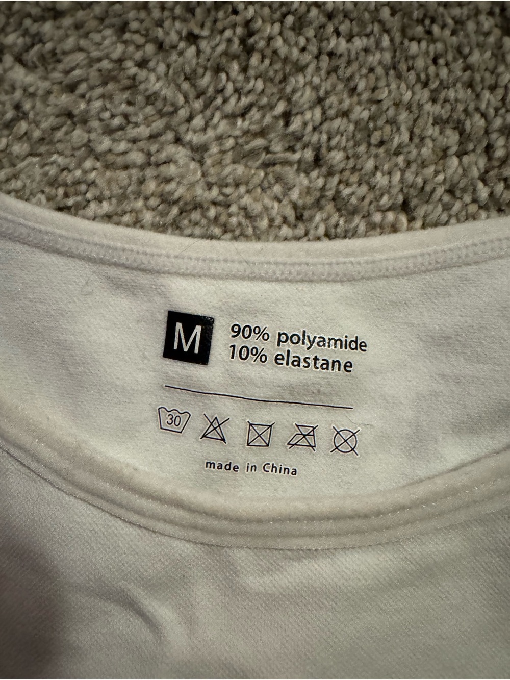 H&M White Ribbed Muscle Tank Top - Picture 2 of 2